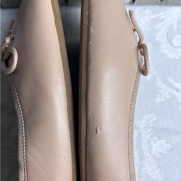 Coach Womens Shoes Size 9 Tan Leather Ballet Flats - Picture 11 of 14